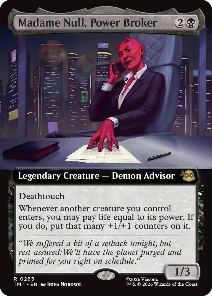 Madame Null, Power Broker (Extended Art) [Teenage Mutant Ninja Turtles] 265