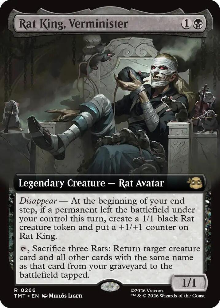 Rat King, Verminister (Extended Art) [Teenage Mutant Ninja Turtles] 266