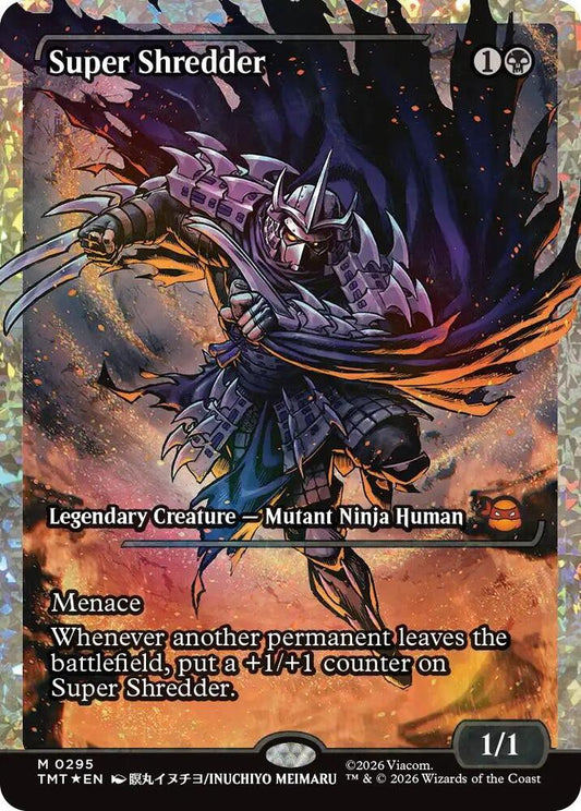 Super Shredder (Showcase) (Fracture Foil) [Teenage Mutant Ninja Turtles] 295