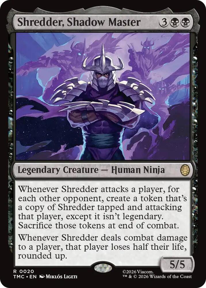 Shredder, Shadow Master [Commander: Teenage Mutant Ninja Turtles] 20