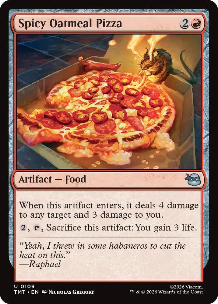 Spicy Oatmeal Pizza [Teenage Mutant Ninja Turtles] 109