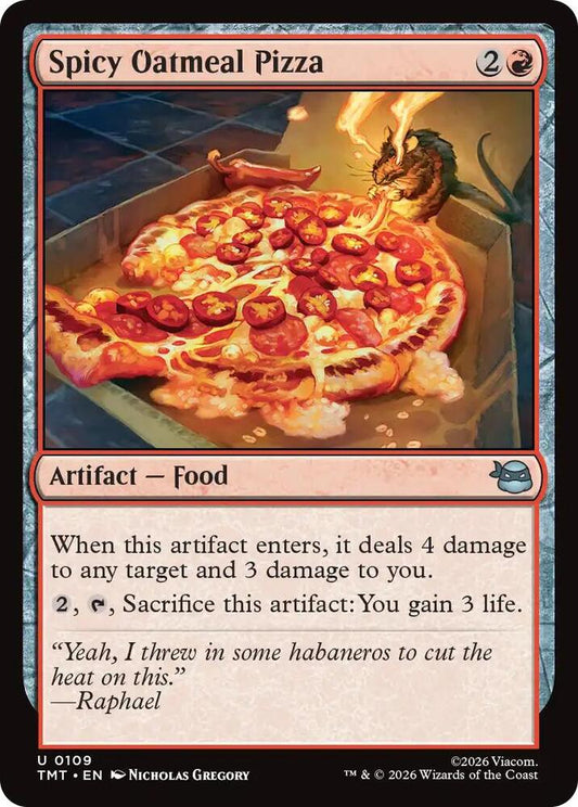 Spicy Oatmeal Pizza [Teenage Mutant Ninja Turtles] 109