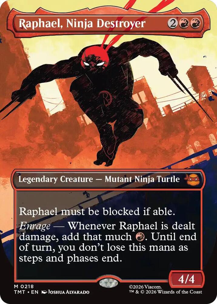 Raphael, Ninja Destroyer (Borderless) [Teenage Mutant Ninja Turtles] 218