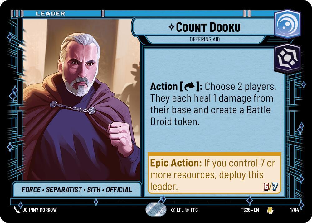 Count Dooku - Offering Aid [Twin Suns] 1/84