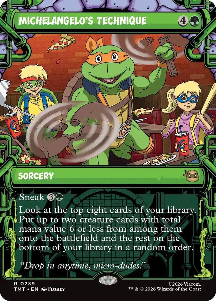 Michelangelo's Technique (Showcase) [Teenage Mutant Ninja Turtles] 239
