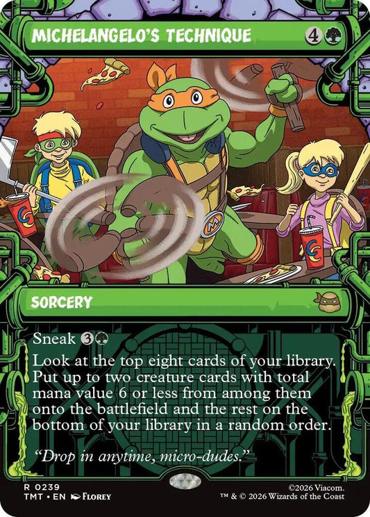 Michelangelo's Technique (Showcase) [Teenage Mutant Ninja Turtles] 239
