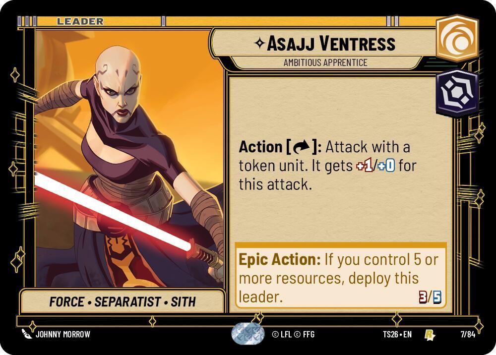 Asajj Ventress - Ambitious Apprentice [Twin Suns] 7/84