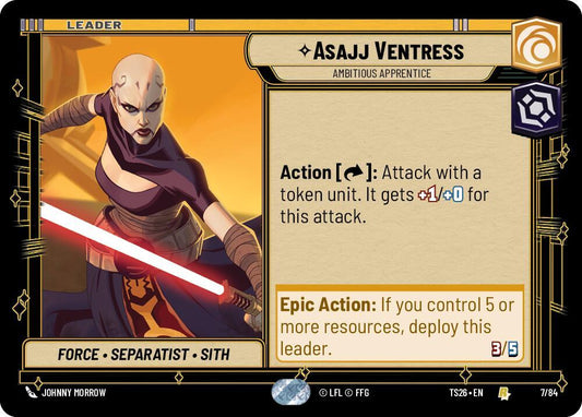 Asajj Ventress - Ambitious Apprentice [Twin Suns] 7/84