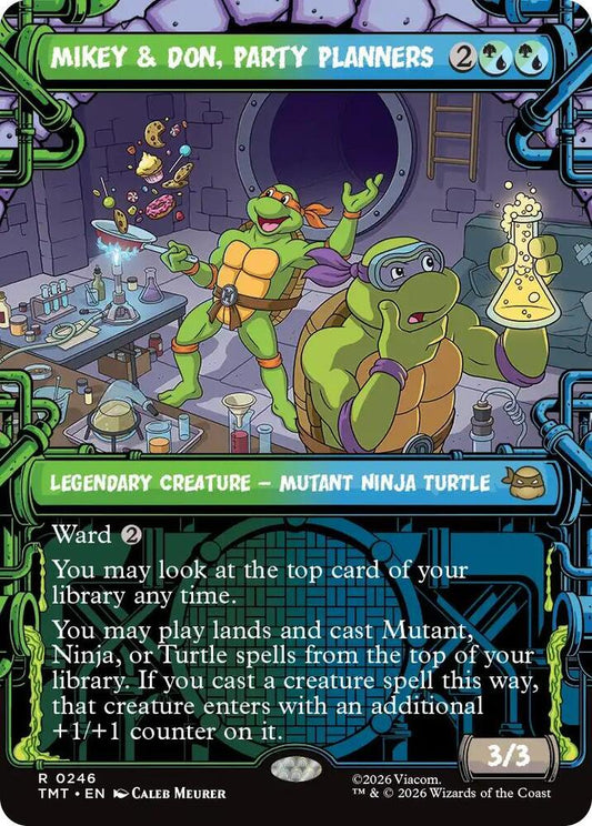 Mikey & Don, Party Planners (Showcase) [Teenage Mutant Ninja Turtles] 246