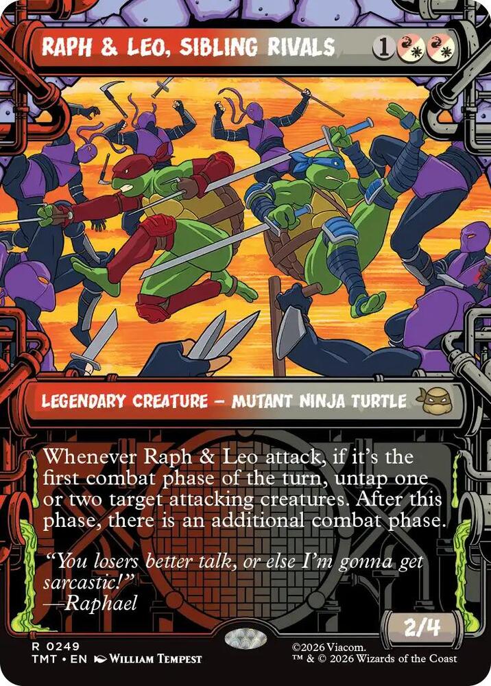 Raph & Leo, Sibling Rivals (Showcase) [Teenage Mutant Ninja Turtles] 249