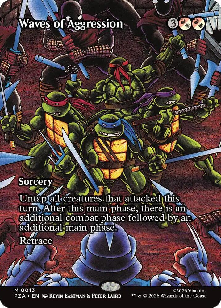 Waves of Aggression (Borderless) [Teenage Mutant Ninja Turtles Source Material] 13