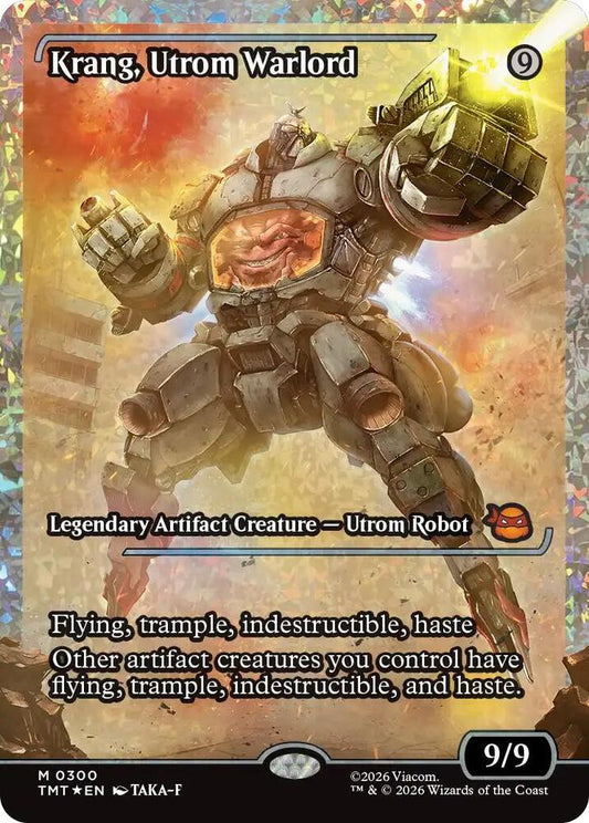 Krang, Utrom Warlord (Showcase) (Fracture Foil) [Teenage Mutant Ninja Turtles] 300