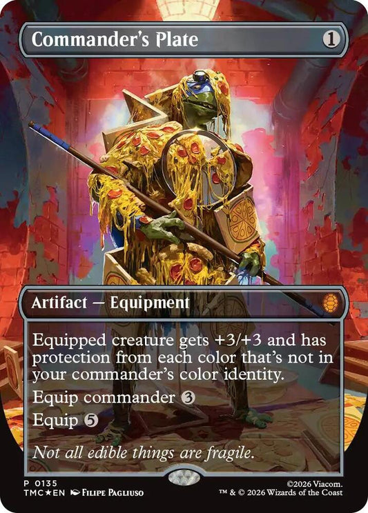 Commander's Plate (Borderless) [Commander: Teenage Mutant Ninja Turtles] 135