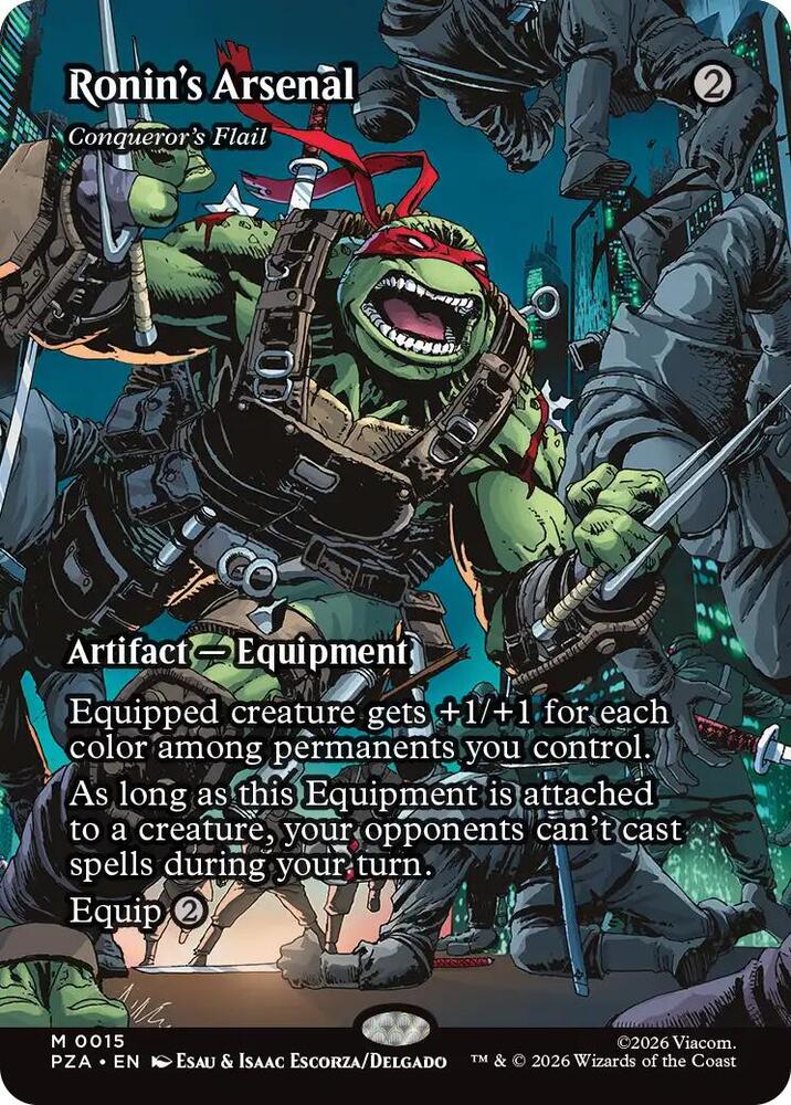 Ronin's Arsenal - Conqueror's Flail (Borderless) [Teenage Mutant Ninja Turtles Source Material] 15