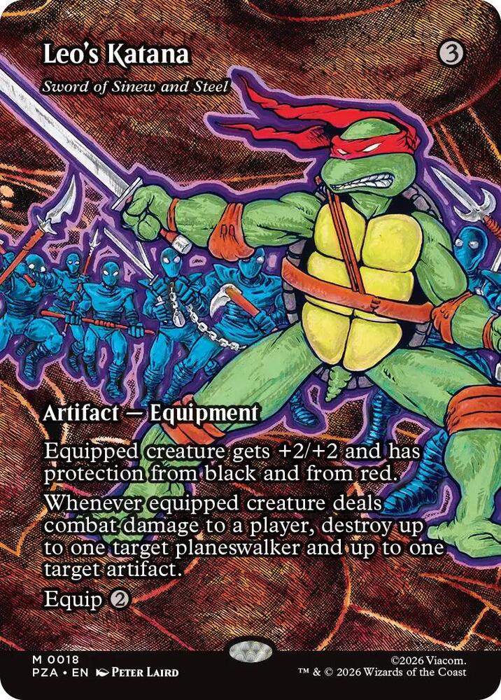 Leo's Katana - Sword of Sinew and Steel (Borderless) [Teenage Mutant Ninja Turtles Source Material] 18