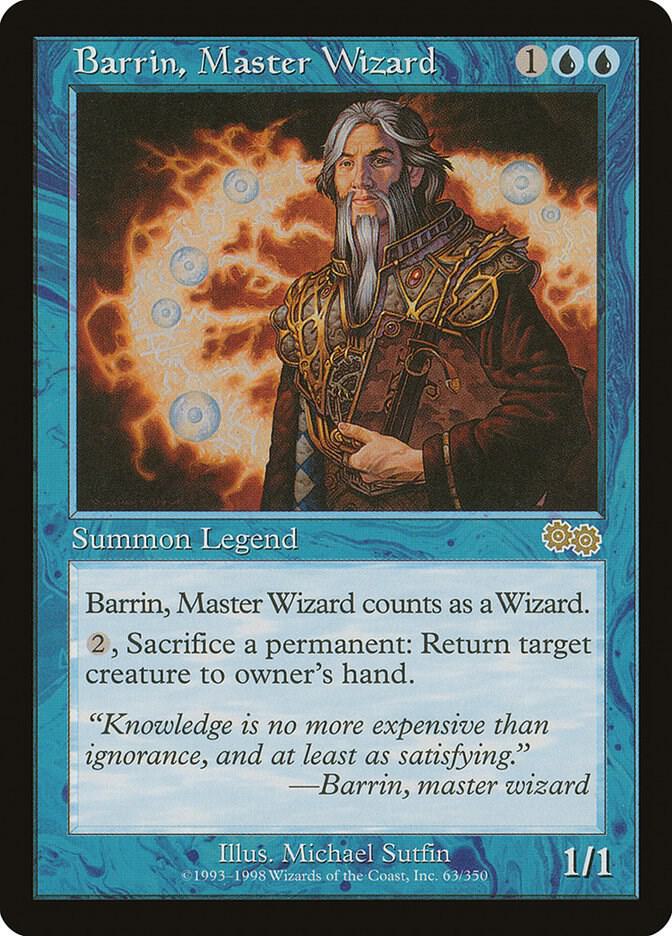 Barrin, Master Wizard [Urza's Saga] 63