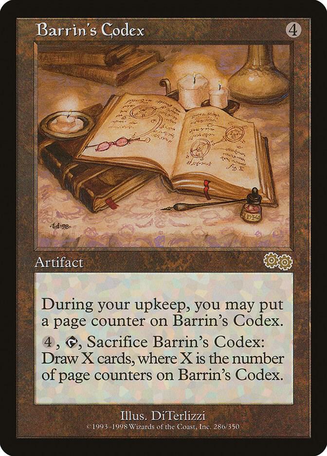 Barrin's Codex [Urza's Saga] 286