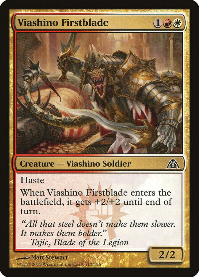 Viashino Firstblade [Dragon's Maze] 113