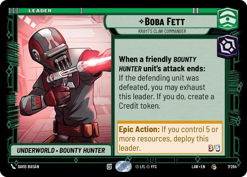 Boba Fett - Krayt's Claw Commander [A Lawless Time] 7/264