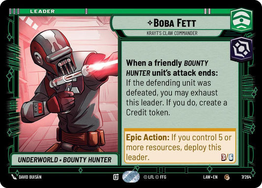 Boba Fett - Krayt's Claw Commander [A Lawless Time] 7/264