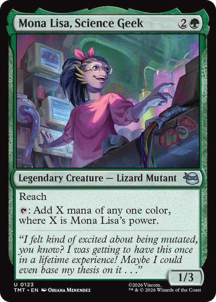 Mona Lisa, Science Geek [Teenage Mutant Ninja Turtles] 123