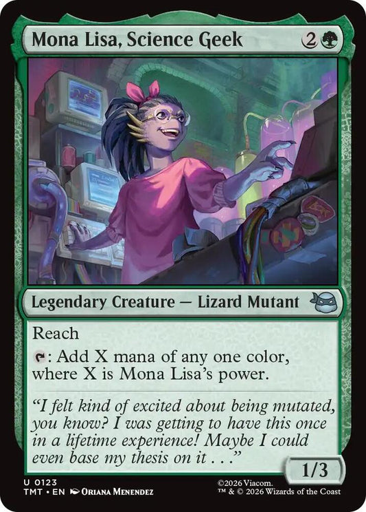 Mona Lisa, Science Geek [Teenage Mutant Ninja Turtles] 123