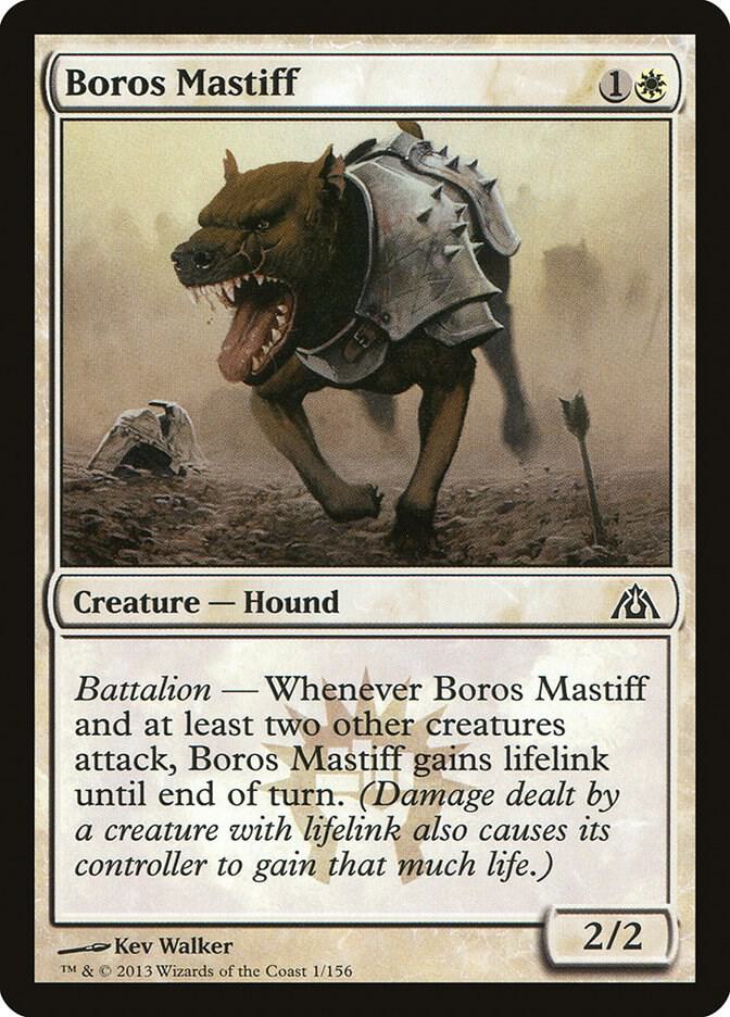 Boros Mastiff [Dragon's Maze] 1