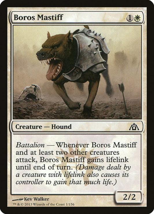 Boros Mastiff [Dragon's Maze] 1