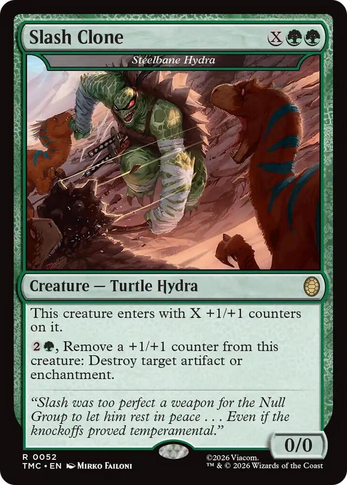 Slash Clone - Steelbane Hydra [Commander: Teenage Mutant Ninja Turtles] 52