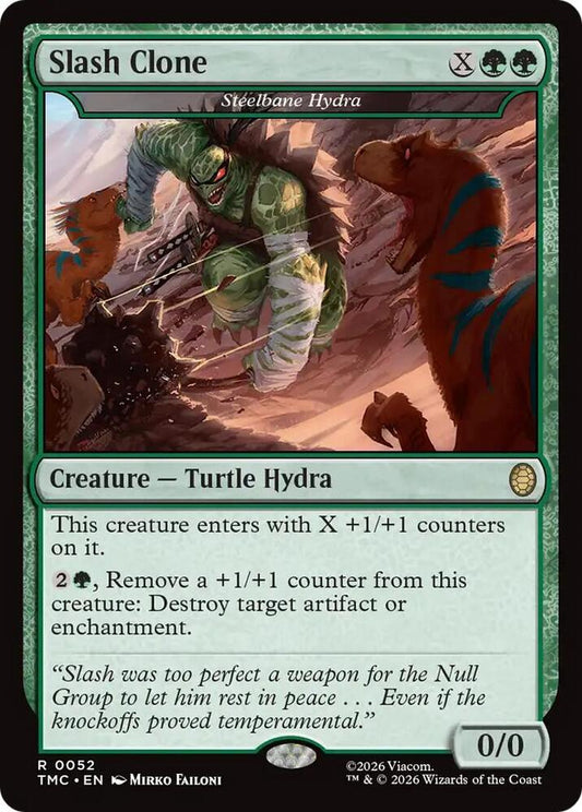 Slash Clone - Steelbane Hydra [Commander: Teenage Mutant Ninja Turtles] 52