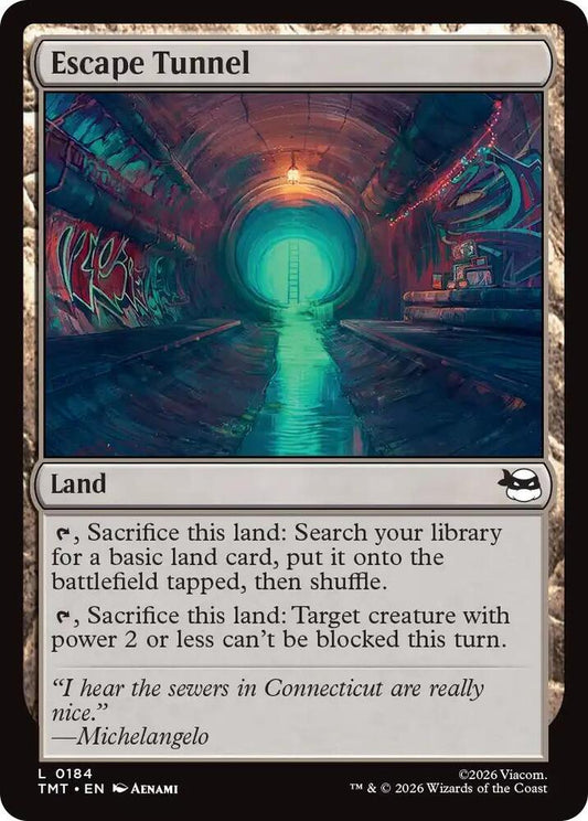 Escape Tunnel [Teenage Mutant Ninja Turtles] 184