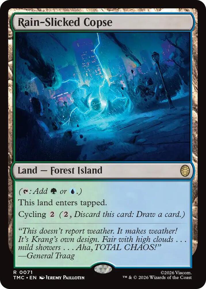 Rain-Slicked Copse [Commander: Teenage Mutant Ninja Turtles] 71