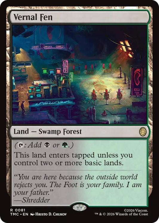 Vernal Fen [Commander: Teenage Mutant Ninja Turtles] 81