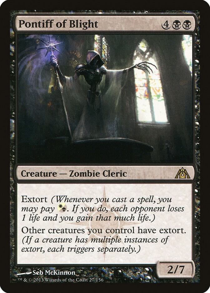 Pontiff of Blight [Dragon's Maze] 27