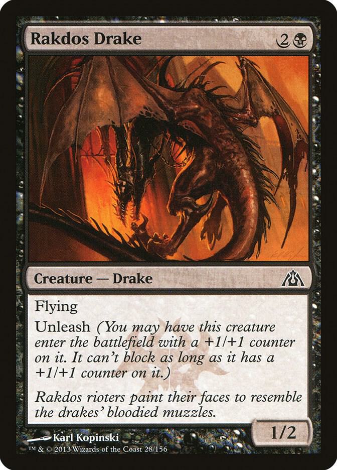 Rakdos Drake [Dragon's Maze] 28