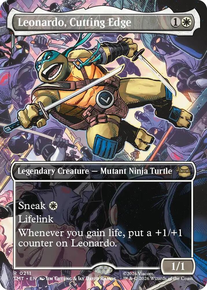 Leonardo, Cutting Edge (Borderless) [Teenage Mutant Ninja Turtles] 211