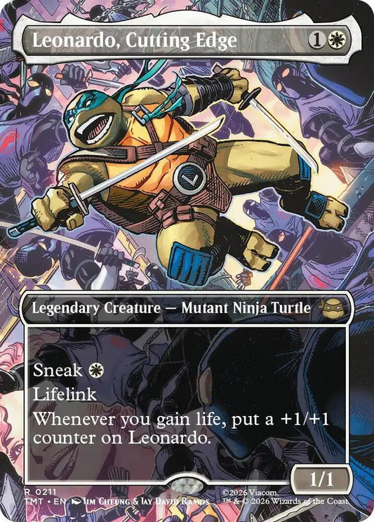 Leonardo, Cutting Edge (Borderless) [Teenage Mutant Ninja Turtles] 211