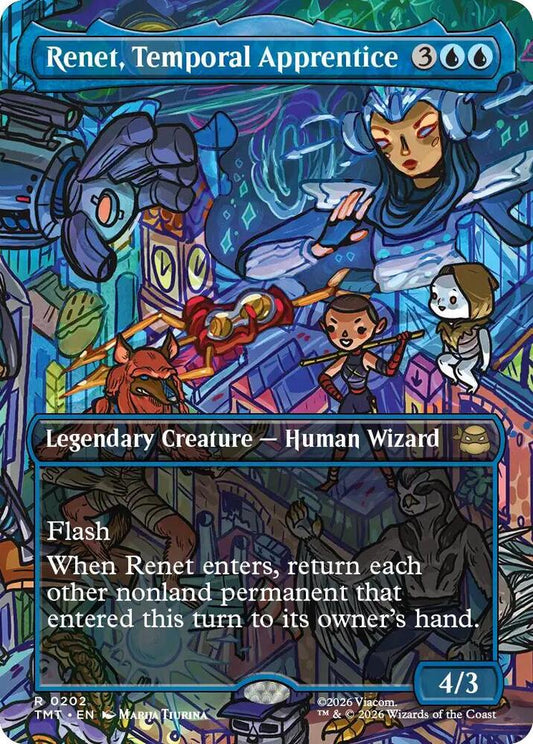 Renet, Temporal Apprentice (Borderless) [Teenage Mutant Ninja Turtles] 202