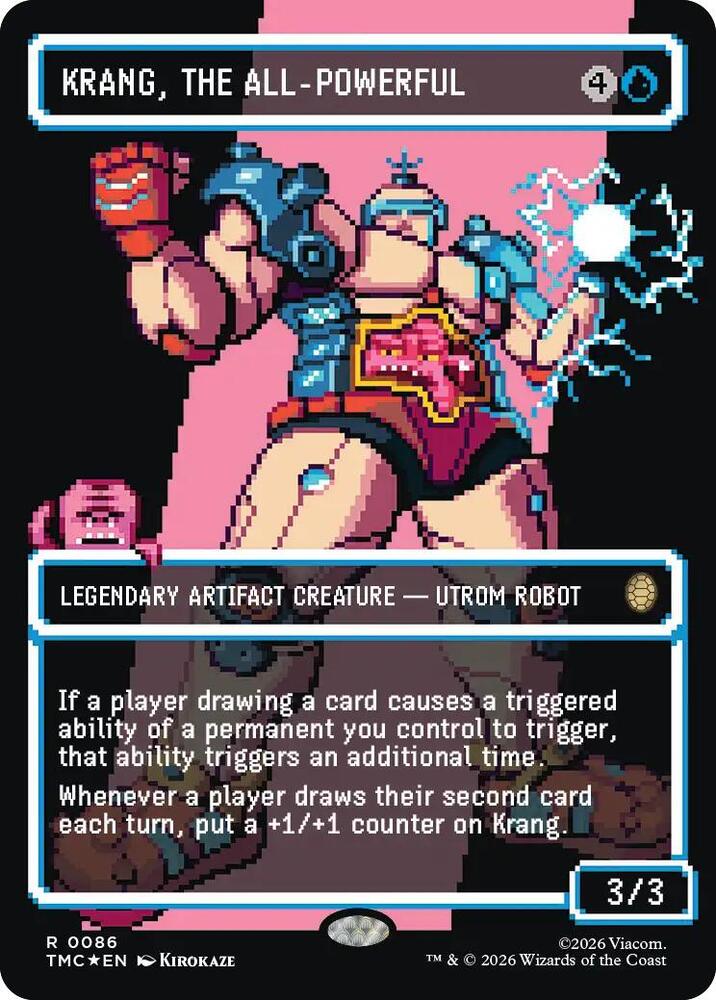 Krang, the All-Powerful (Borderless) (Surge Foil) [Commander: Teenage Mutant Ninja Turtles] 86