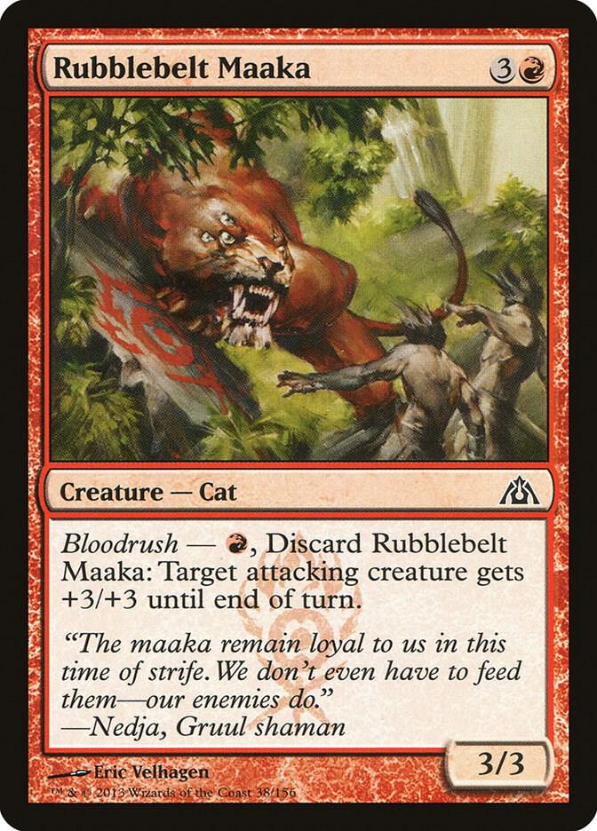 Rubblebelt Maaka [Dragon's Maze] 38