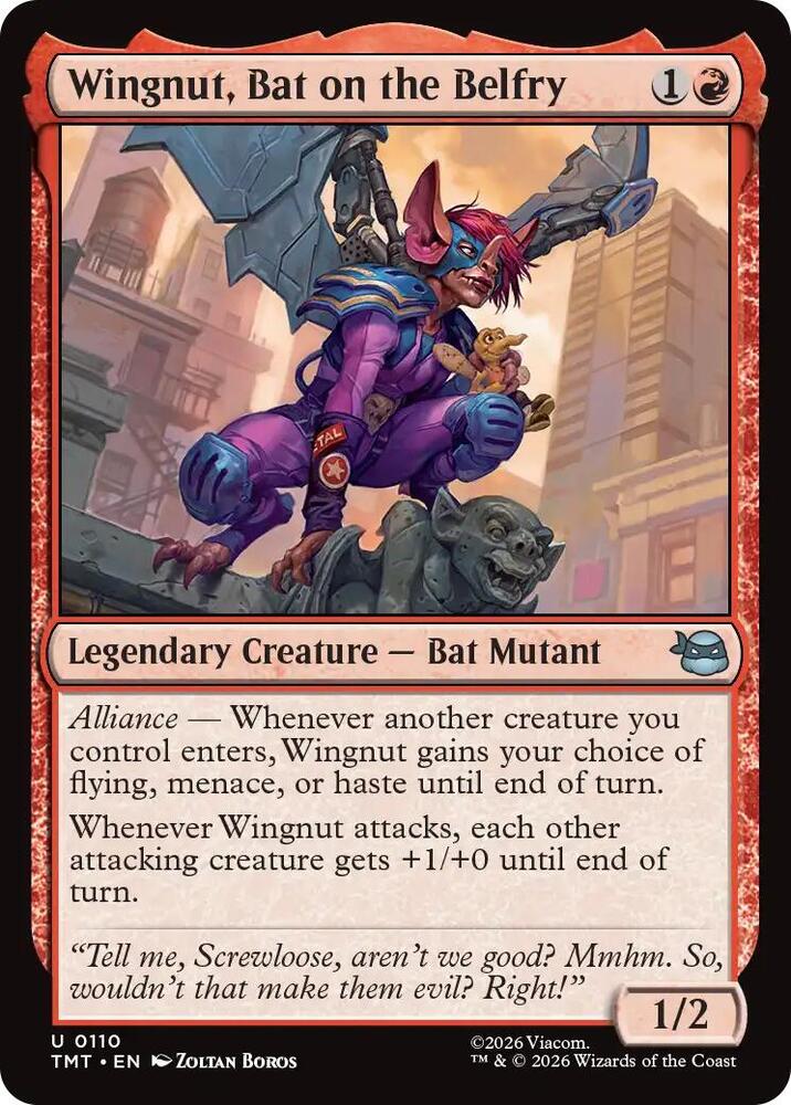 Wingnut, Bat on the Belfry [Teenage Mutant Ninja Turtles] 110