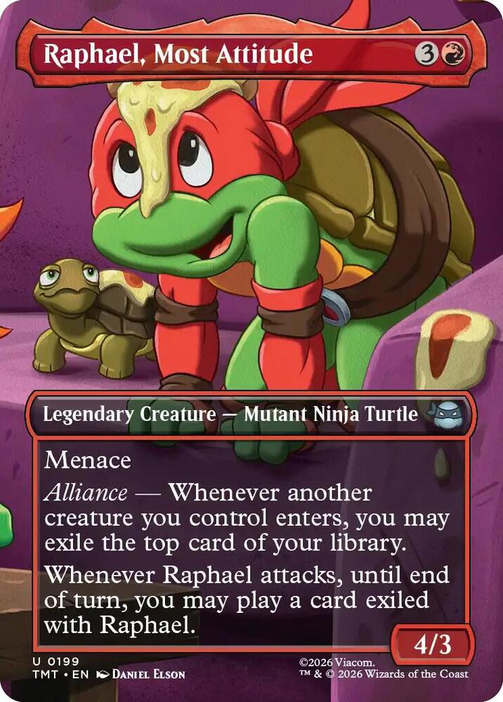 Raphael, Most Attitude (Borderless) [Teenage Mutant Ninja Turtles] 199