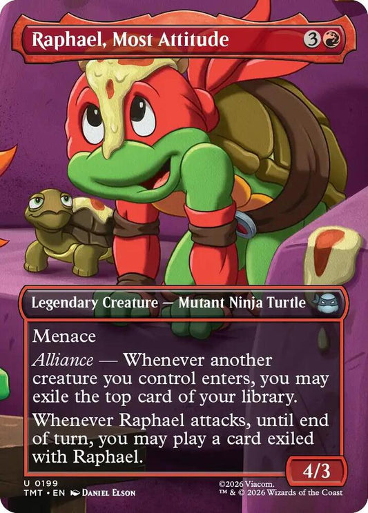 Raphael, Most Attitude (Borderless) [Teenage Mutant Ninja Turtles] 199