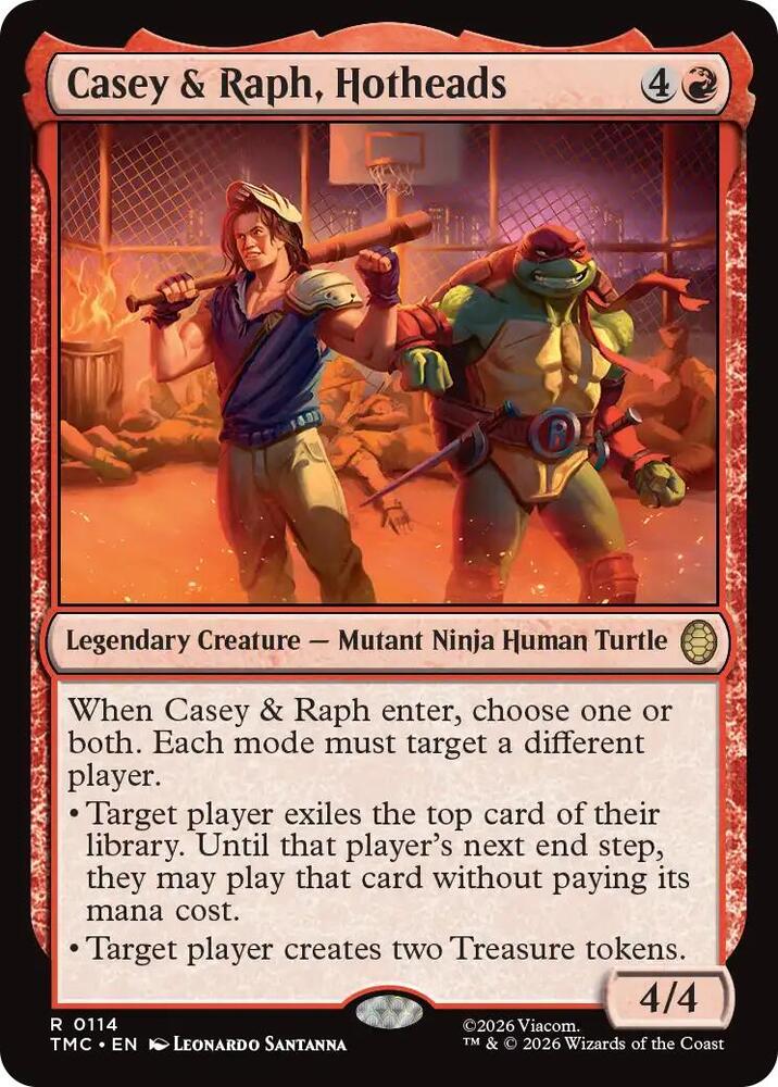Casey & Raph, Hotheads [Commander: Teenage Mutant Ninja Turtles] 114