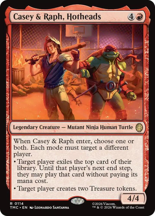 Casey & Raph, Hotheads [Commander: Teenage Mutant Ninja Turtles] 114
