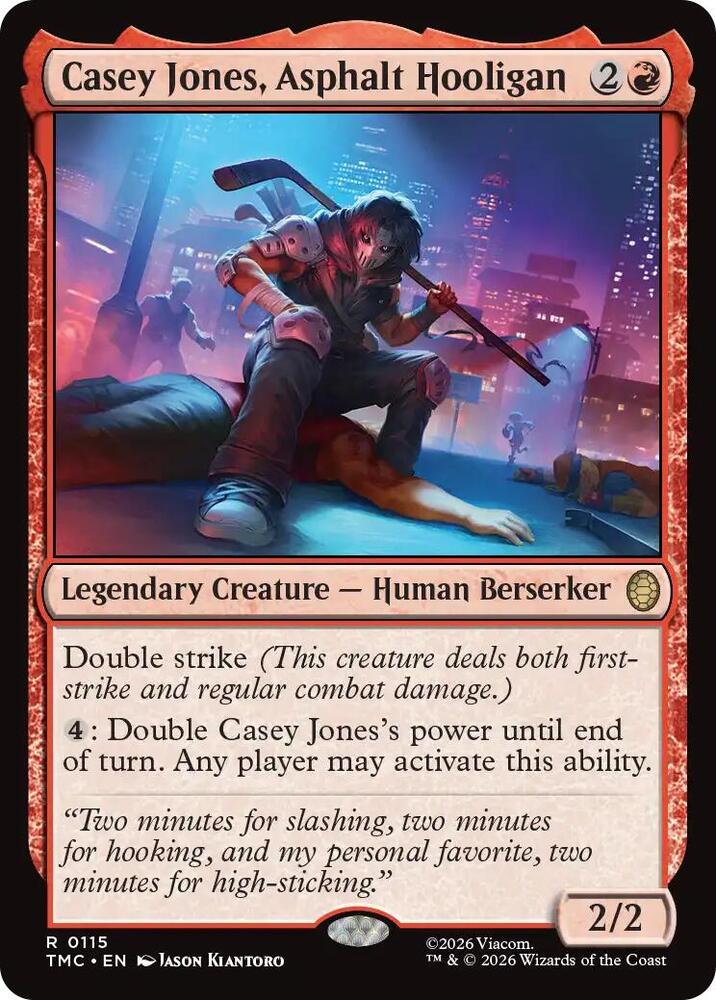 Casey Jones, Asphalt Hooligan [Commander: Teenage Mutant Ninja Turtles] 115