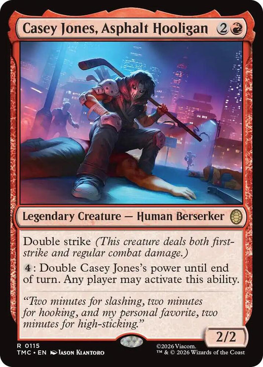 Casey Jones, Asphalt Hooligan [Commander: Teenage Mutant Ninja Turtles] 115