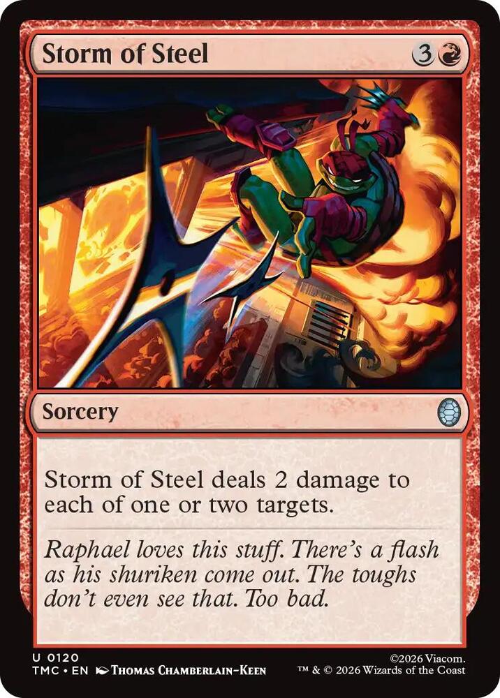 Storm of Steel [Commander: Teenage Mutant Ninja Turtles] 120
