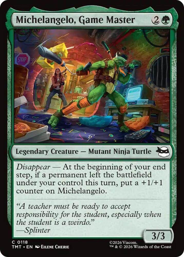 Michelangelo, Game Master [Teenage Mutant Ninja Turtles] 118