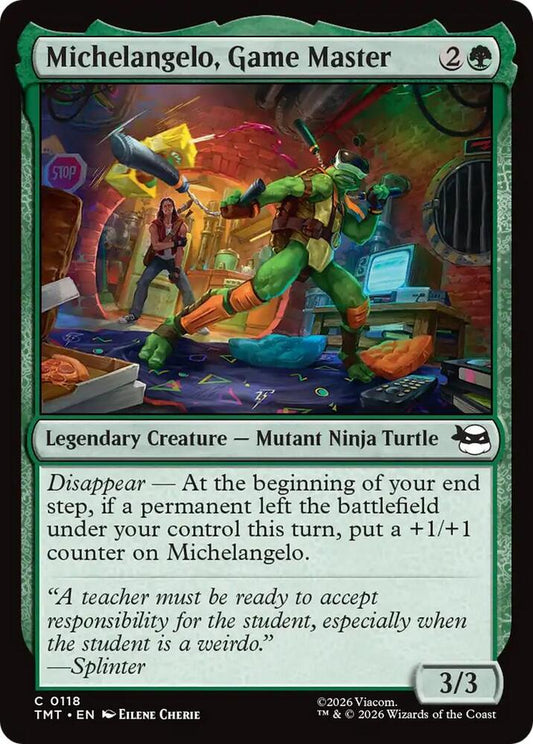 Michelangelo, Game Master [Teenage Mutant Ninja Turtles] 118
